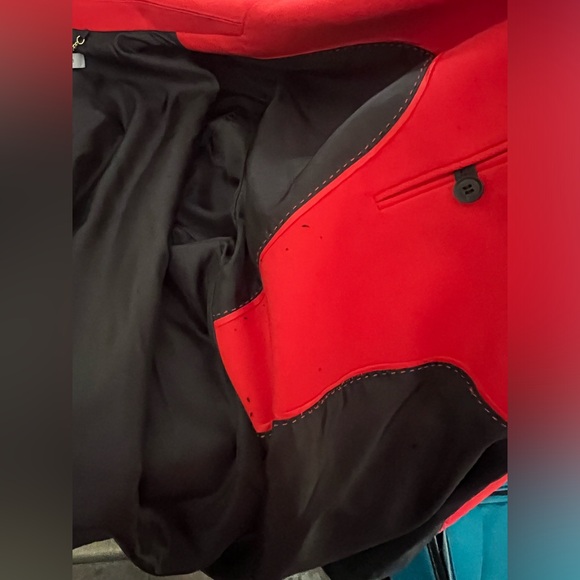 Liz Claiborne - bright cherry red classy coat - Picture 7 of 11